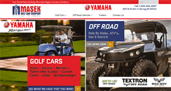 Desktop Screenshot of masekgolfcars.com